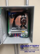 Load image into Gallery viewer, Battery Backup Power 10KVA 15KVA 20KVA 120208Y 3 Phase UPS With External Wrap Around Bypass Wiring View