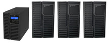 Load image into Gallery viewer, 1 kVA / 900 Watt DSP Tower UPS (Uninterruptible Power Supply) And Power Conditioner For Sensitive Electronics With 3 External Battery Packs