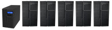 Load image into Gallery viewer, 1 kVA / 900 Watt DSP Tower UPS (Uninterruptible Power Supply) And Power Conditioner For Sensitive Electronics With 5 External Battery Packs