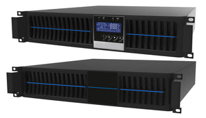 1 kVA / 900 Watt Convertible Rack Mount/Tower UPS (Uninterruptible Power Supply) And Power Conditioner For Sensitive Electronics With 1 External Battery Pack