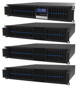 2 kVA / 1,800 Watt Digital Convertible Rack Mount/Tower Battery Backup UPS And Power Conditioner With 3 External Battery Packs
