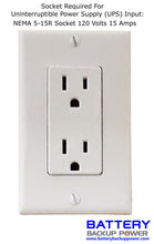 Load image into Gallery viewer, Standard Socket - NEMA 5-15R Socket 120 Volts 15 Amps