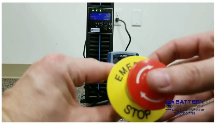 How To Add An EPO Button To A Battery Backup UPS