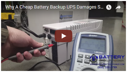 Why A Cheap Battery Backup UPS May Damage Sensitive Electronics