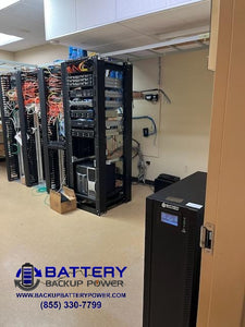 Battery Backup Power 10KVA 15KVA 20KVA 120/208Y 3 Phase UPS Protecting Data Center Server Room
