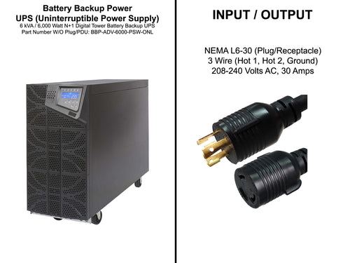 Battery Backup Uninterruptible Power Supply (UPS) And Power Conditioner For Applied Biosystems 3130 Or 3130xl Genetic Analyzer