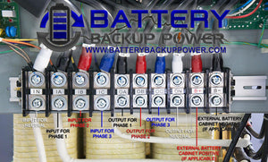 Battery Backup Power Hardwire 3 Phase UPS Wire Block Terminal