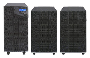 6 kVA / 6,000 Watt N+1 Digital Tower Battery Backup UPS And Power Conditioner With 2 External Battery Packs