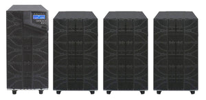 6 kVA / 6,000 Watt N+1 Digital Tower Battery Backup UPS And Power Conditioner With 3 External Battery Packs