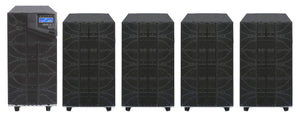 6 kVA / 6,000 Watt N+1 Digital Tower Battery Backup UPS And Power Conditioner With 4 External Battery Packs