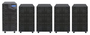 6 kVA / 6,000 Watt N+1 Digital Tower Battery Backup UPS And Power Conditioner With 4 External Battery Packs