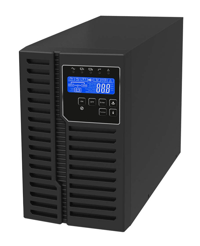 1 kVA / 900 Watt Power Conditioner (230 VAC), Voltage Regulator, & Battery Backup UPS Front