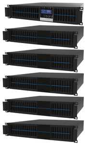 1 kVA / 900 Watt Convertible Rack Mount/Tower UPS (Uninterruptible Power Supply) And Power Conditioner For Sensitive Electronics With 5 External Battery Packs
