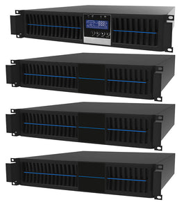 1.5 kVA / 1,350 Watt Convertible Rack Mount/Slim Tower Power Conditioner, Voltage Regulator, & Battery Backup UPS