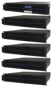 1.5 kVA / 1,350 Watt Convertible Rack Mount/Slim Tower Power Conditioner, Voltage Regulator, & Battery Backup UPS