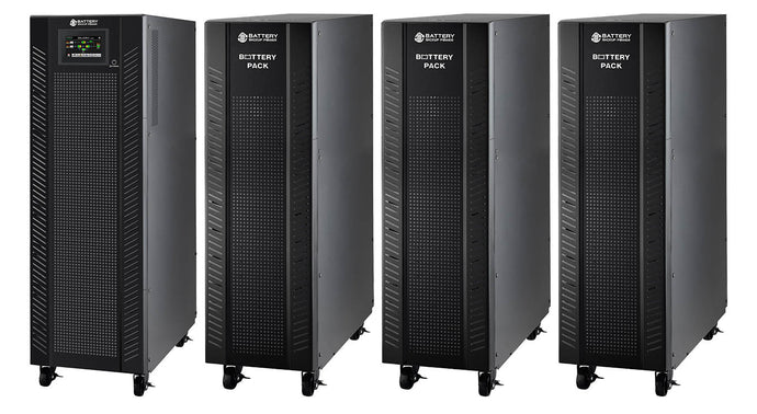 20 kVA / 20 kW 3 Phase Power Conditioner, Voltage Regulator, & Battery Backup UPS