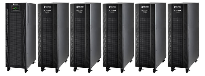 15 kVA / 15 kW 3 Phase Power Conditioner, Voltage Regulator, & Battery Backup UPS