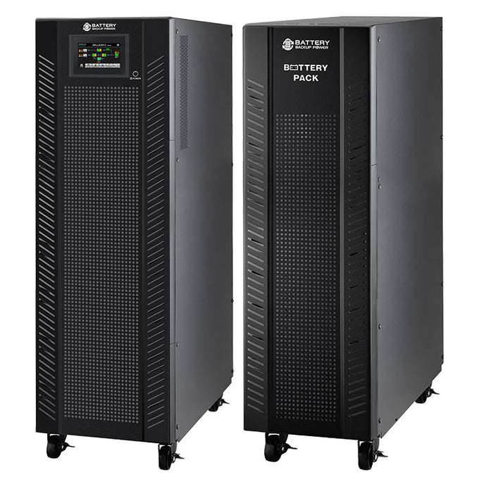 20 kVA / 20 kW 3 Phase Power Conditioner, Voltage Regulator, & Battery Backup UPS