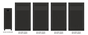 30 kVA / 30 kW Advanced Digital 3 Phase Battery Backup Uninterruptible Power Supply (UPS) And Power Conditioner With 4 External Battery Cabinets