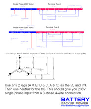 Load image into Gallery viewer, Battery Backup Power, Inc. Wiring Diagram
