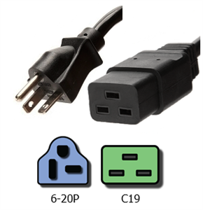 IBX-4937-X 6-20P to C19 Plug Adapter