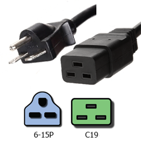 IBX-6151-X 615P To C19 Plug Adapter