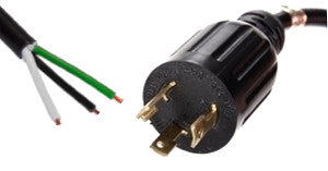 NEMA L6-30P To Hardwire Cord - 208-240 Volt - 30 Amp