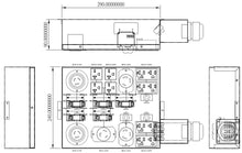 Load image into Gallery viewer, 120/208 Or 120/240 Volt AC PDU (Power Distribution Unit) With Individual Circuit Protection
