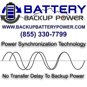 Power Synchronization Technology Double Conversion Battery Backup UPS No Transfer Delay To Backup Power