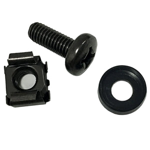 60-Pack M6 x 16mm Screws and Cage Nuts For Mounting Equipment In Server Racks