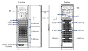 30KVA/60KWH Regen Compatible Elevator & Lighting Battery Backup System (UL924)