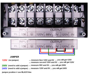 6000 VA / 4200 Watt Online Battery Backup Power Uninterruptible Power Supply (UPS) Configuration