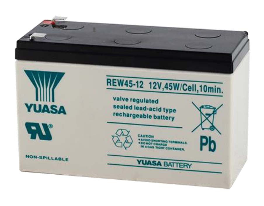Yuasa Blei Vlies AGM Batterie / Bleiakku REW45-12 12 Volt 45 Watt